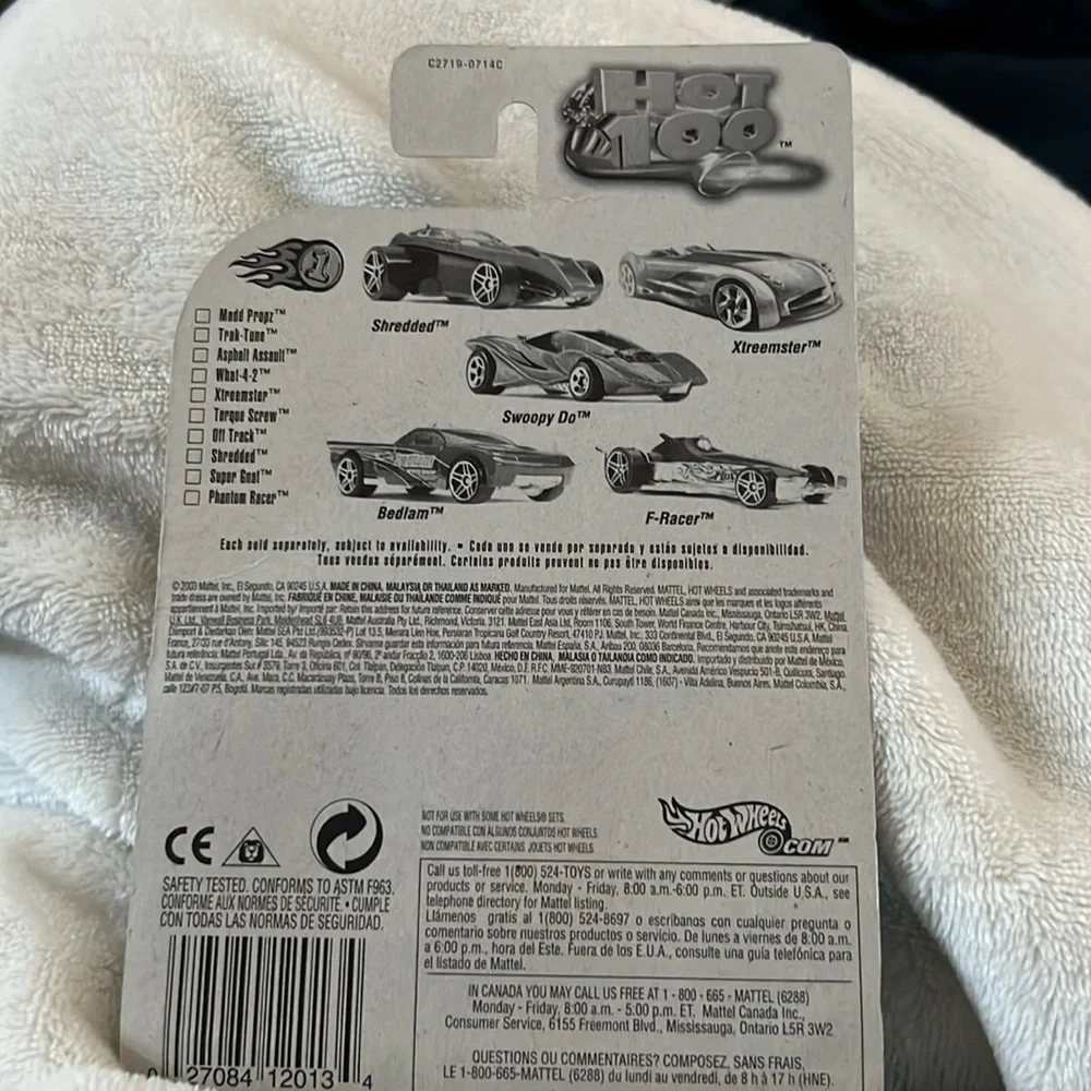 Mattel Hot Wheels 2004 First Editions MADD Propz